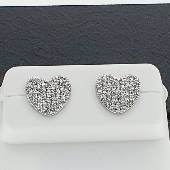 "925 sterling silver luxury CZ earrings for women/girls, Best for gift, RJUS2201 - Picture 4 of 9